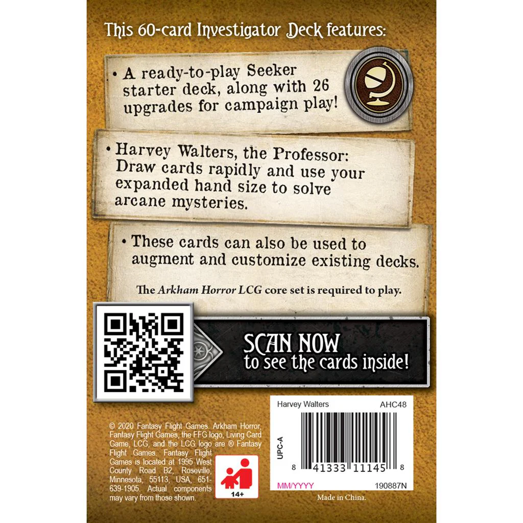 Arkham Horror LCG : Harvey Walters Starter Deck - Image 2