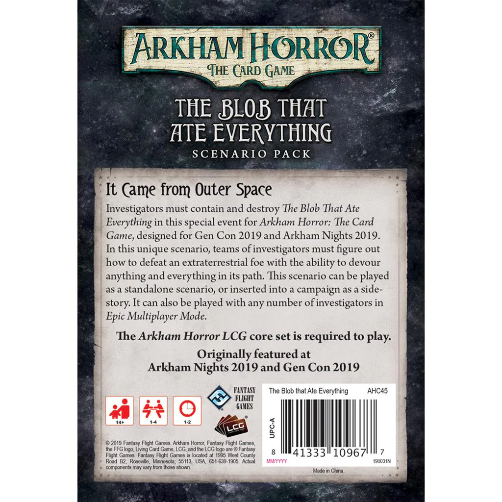 Arkham Horror LCG : The Blob That Ate Everything - Image 2