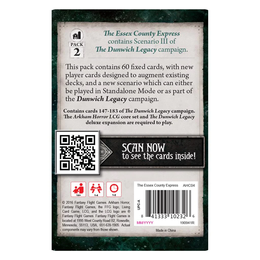 Arkham Horror LCG : The Essex County Express - Image 2