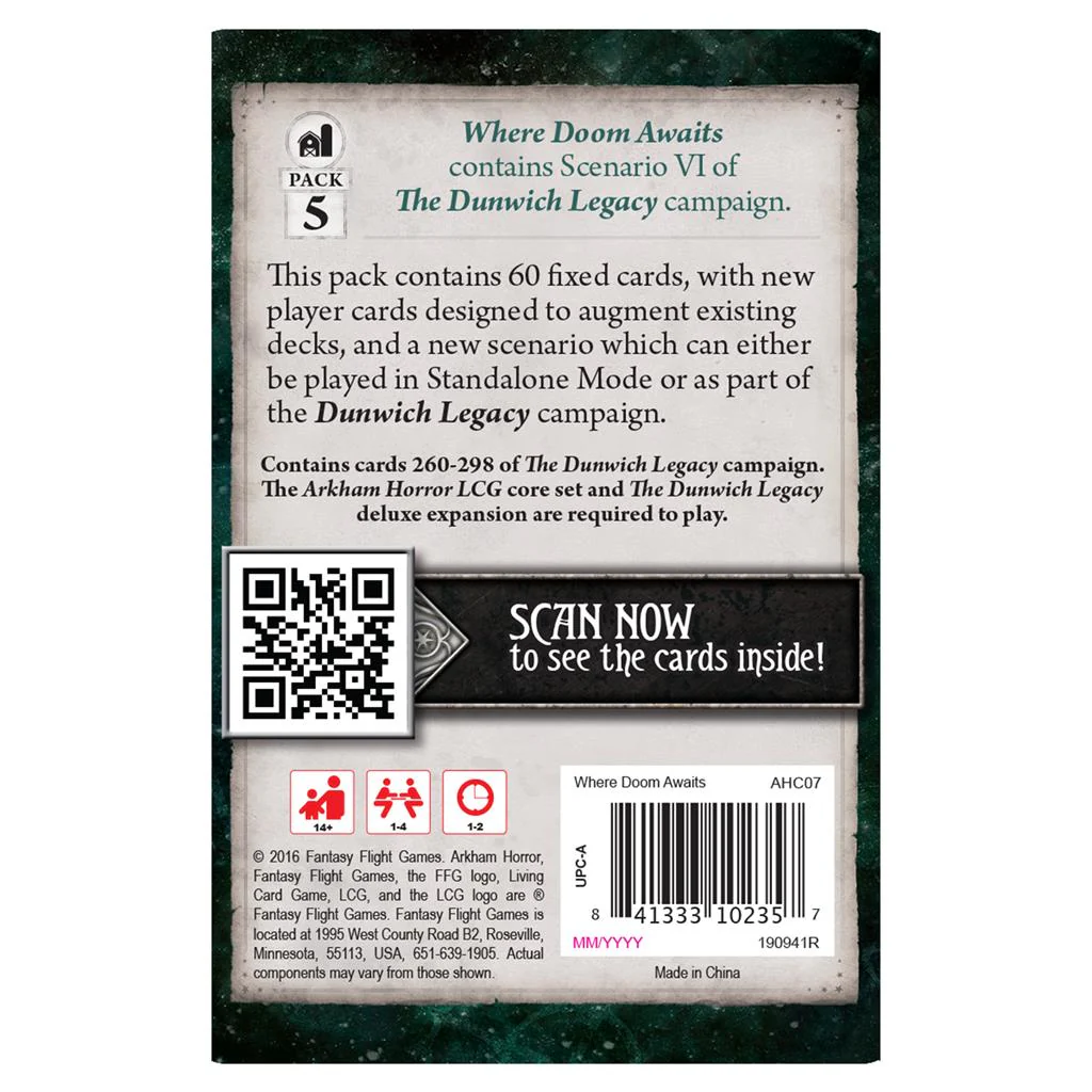 Arkham Horror LCG : Where Doom Awaits - Image 2