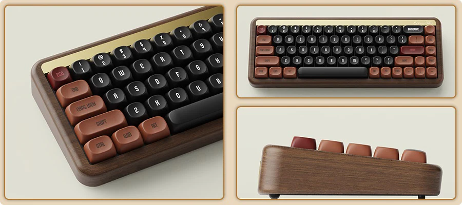 Akko MU01 Autumn Wood 65% Hotswap Wireless RGB Keyboard - Image 5