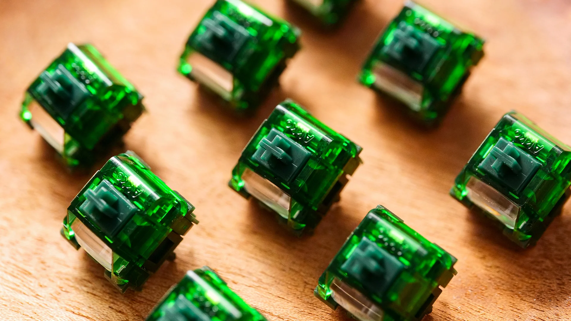 Akko x Monsgeek Green Fog 60g Linear PCB Mount Switches 45 Pack - Image 6
