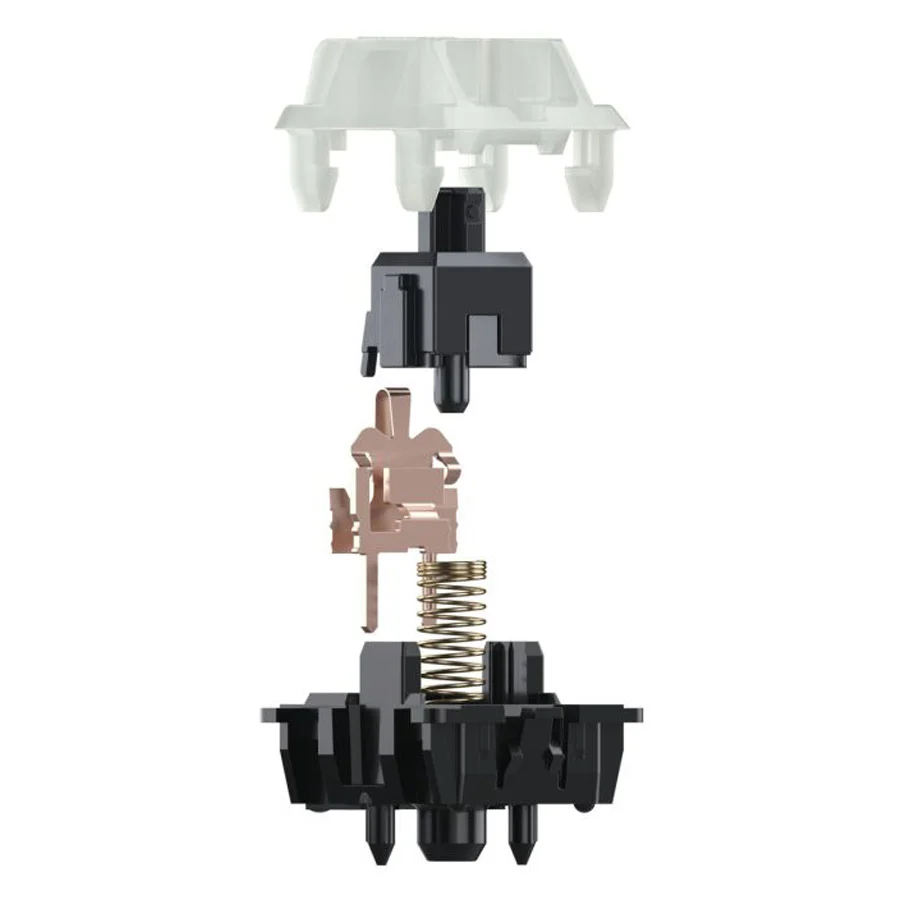 Cherry MX Black Clear Top Nixie 63.5g Linear PCB Mount Switch ( MX1A-61NW ) - Image 2