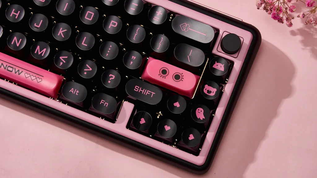 Chilkey Dark Blush 170 Key DDA Profile Dye Sub PC Keycap Set - Image 13