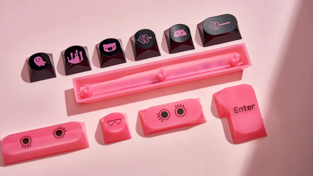 Chilkey Dark Blush 170 Key DDA Profile Dye Sub PC Keycap Set - Image 15