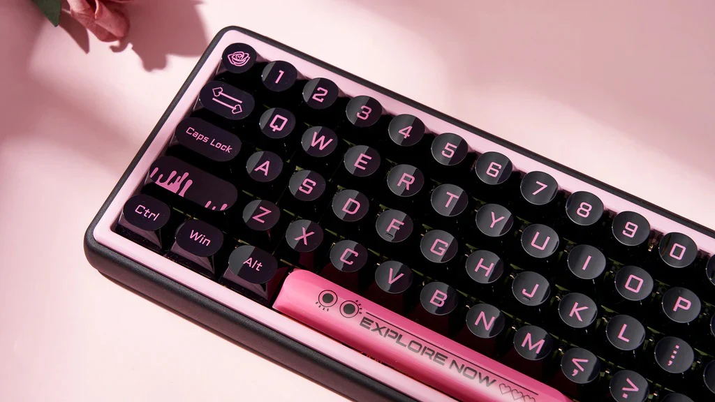 Chilkey Dark Blush 170 Key DDA Profile Dye Sub PC Keycap Set - Image 20