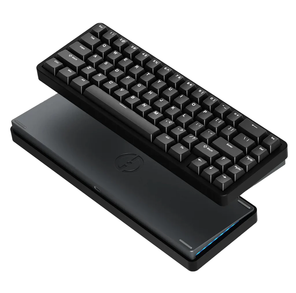 Chilkey ND65 Jet Black Aluminum Hotswap Keyboard - Image 2