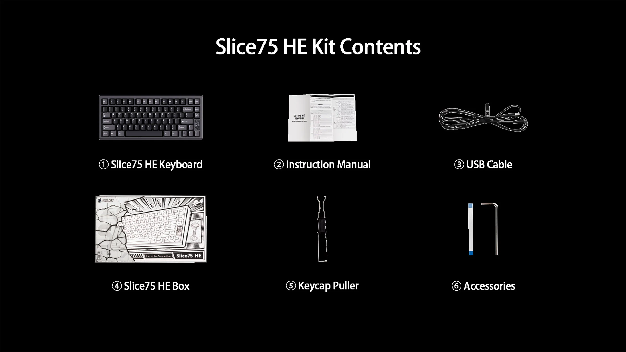 Chilkey Slice75 HE 8K Aluminum Keyboard - Image 4