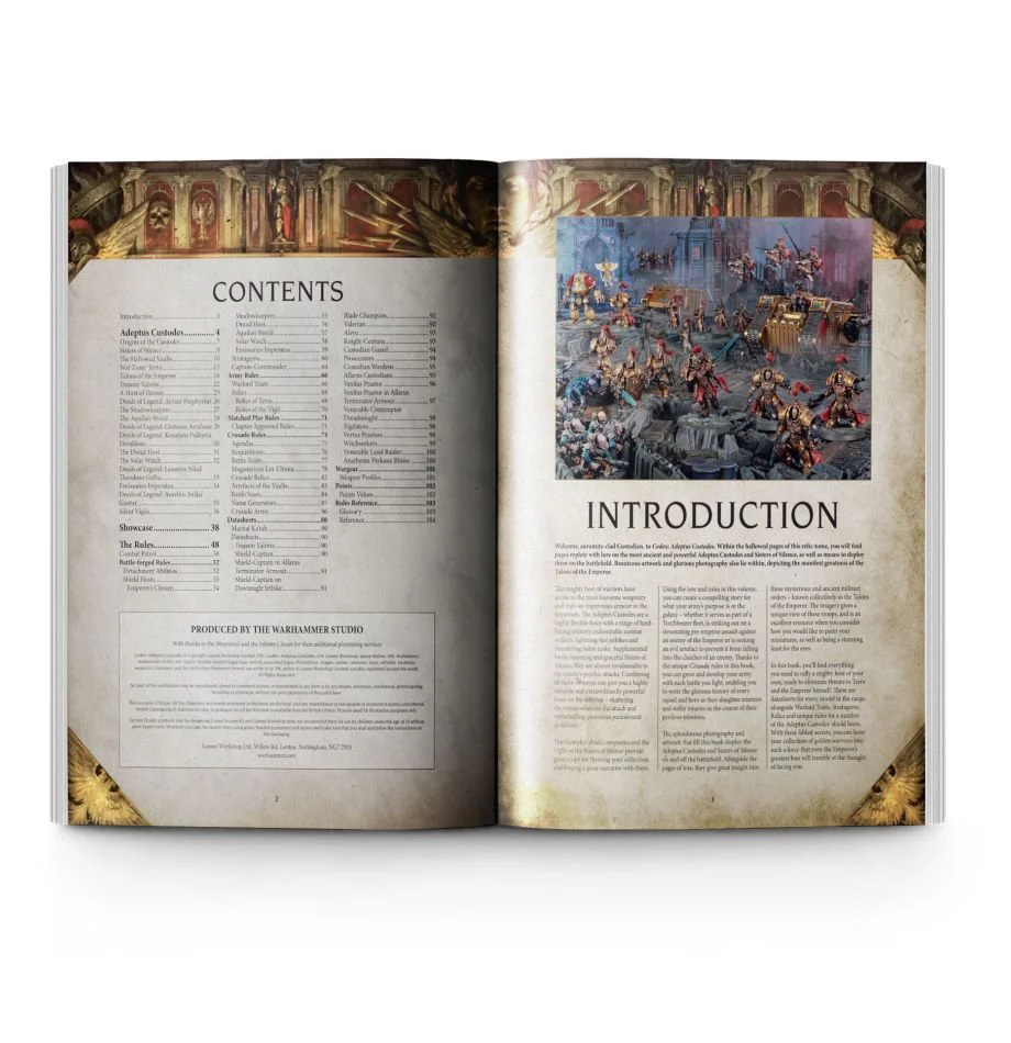 Warhammer 40000 Codex Adeptus Custodes V.9 - Image 2