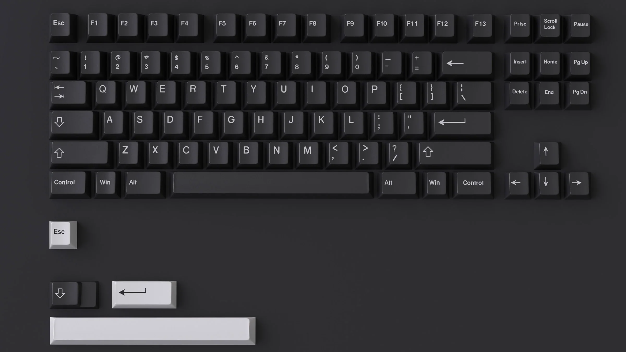 Createkeebs LuminKey80 WKL Aluminum TKL Hotswap Wireless Mechanical Keyboard - Image 5