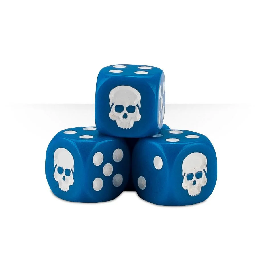 12mm Dice Cube Blue - Image 3