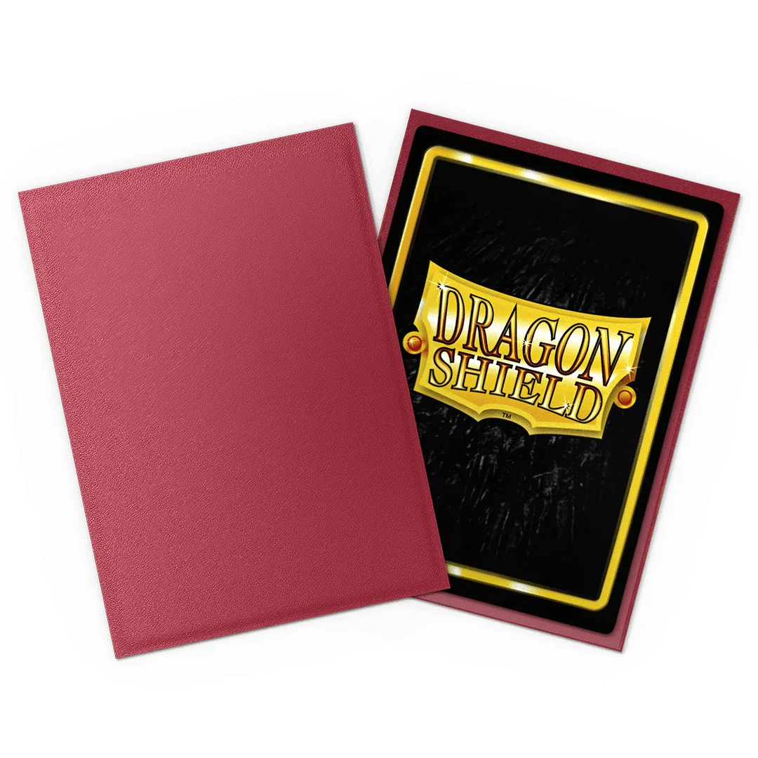 Dragon Shield Standard Non-Glare Matte Card Sleeves Blood Red 100ct - Image 3