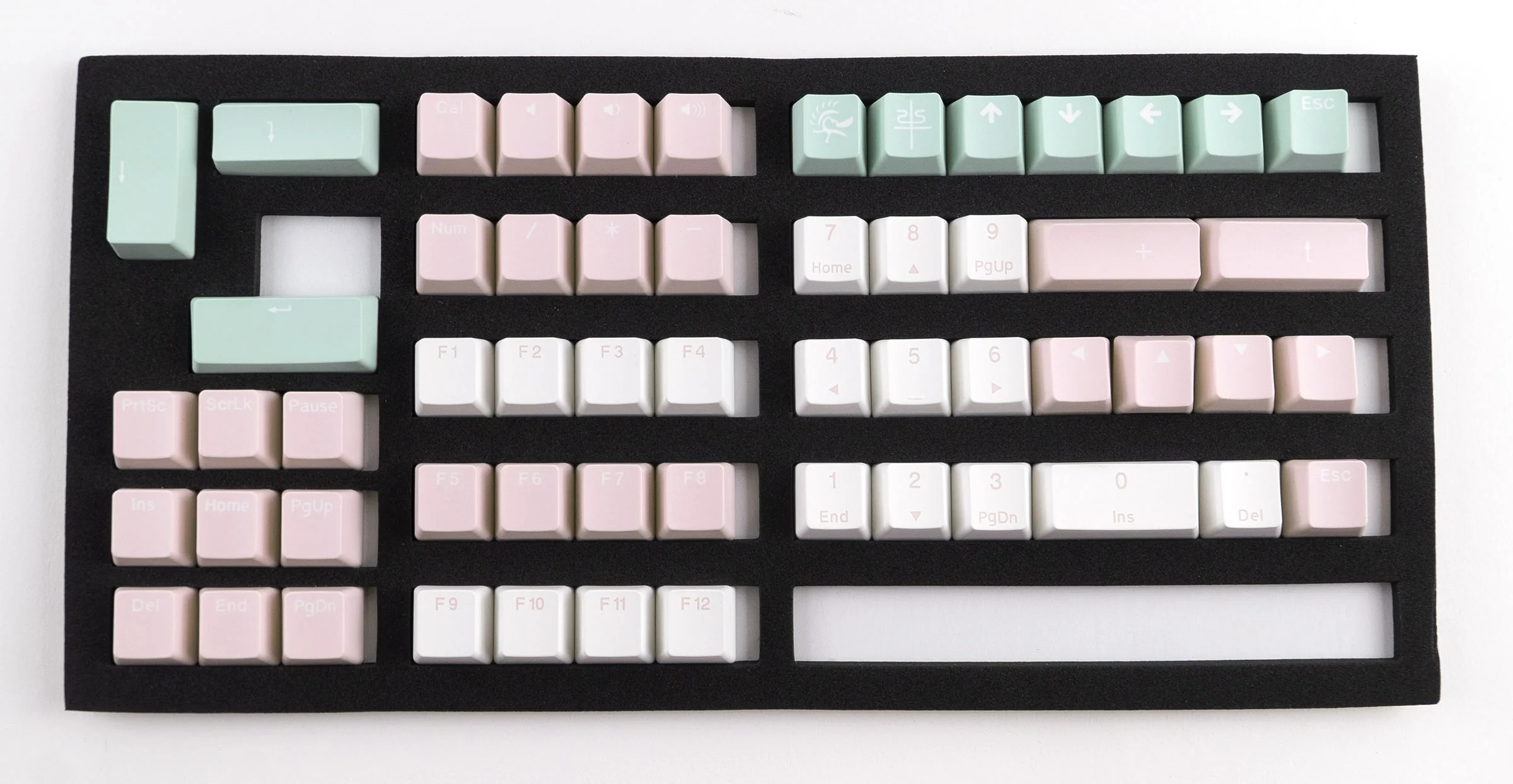 Ducky Cheese Peach 108 Key OEM Profile PBT Double Shot Keycap Set - Image 3