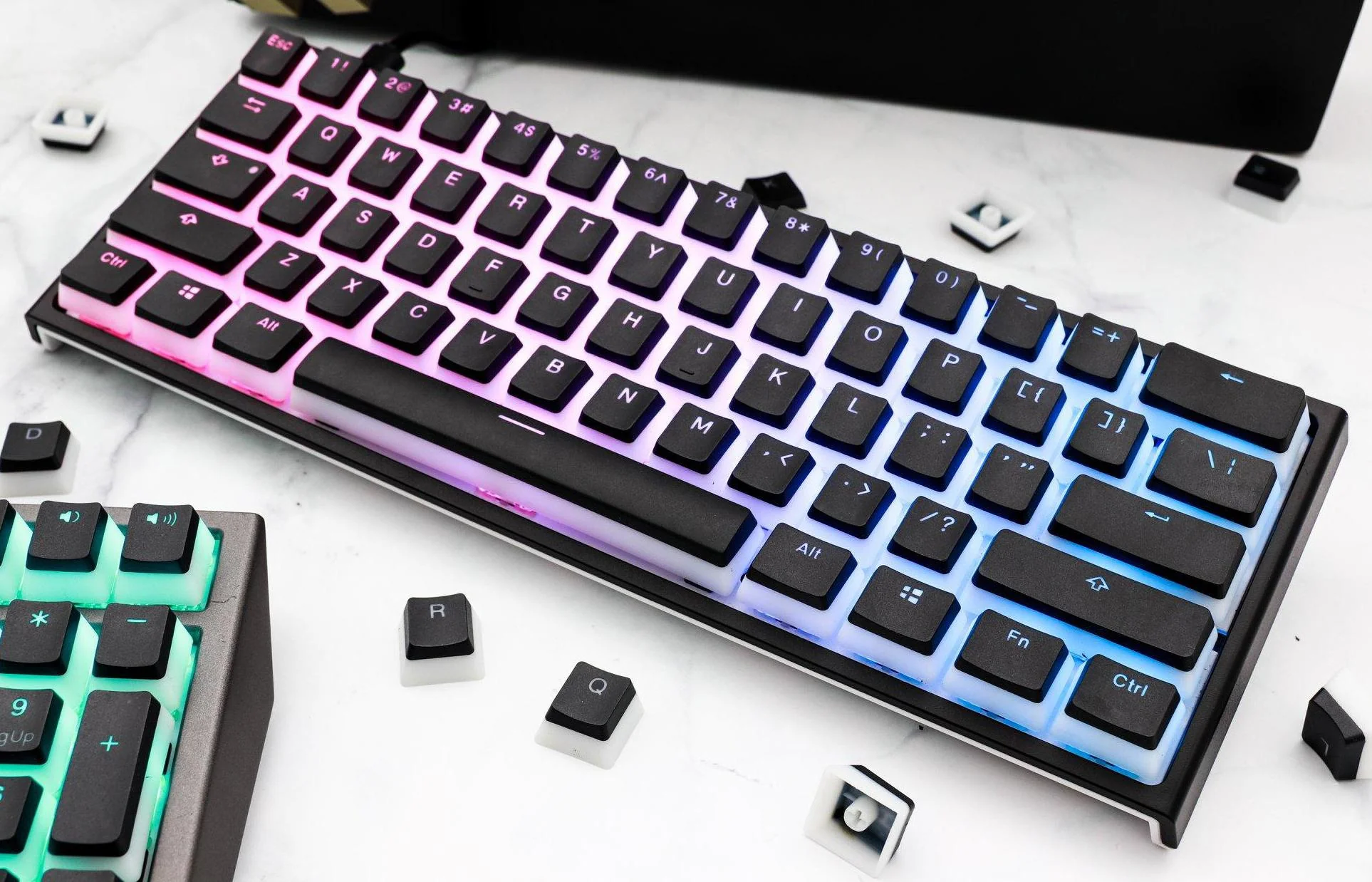 Ducky Black Pudding 108 Key OEM Profile Double Shot PBT Keycap Set - Image 6