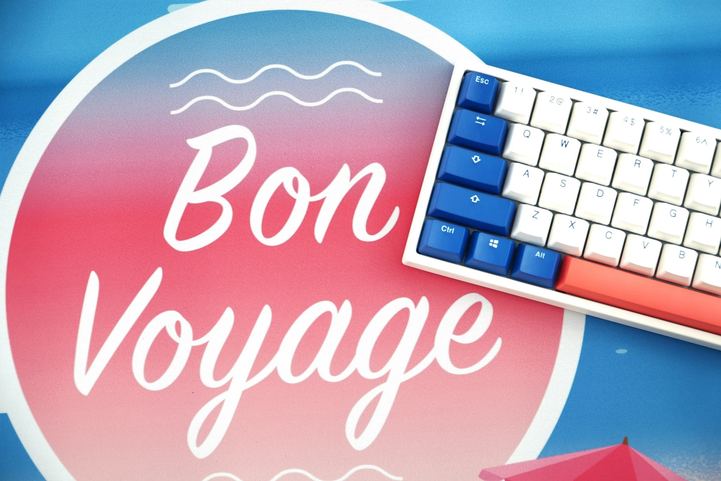 Ducky Extra Large Bon Voyage Desk Pad/Mat with Stitched Edges - Image 2