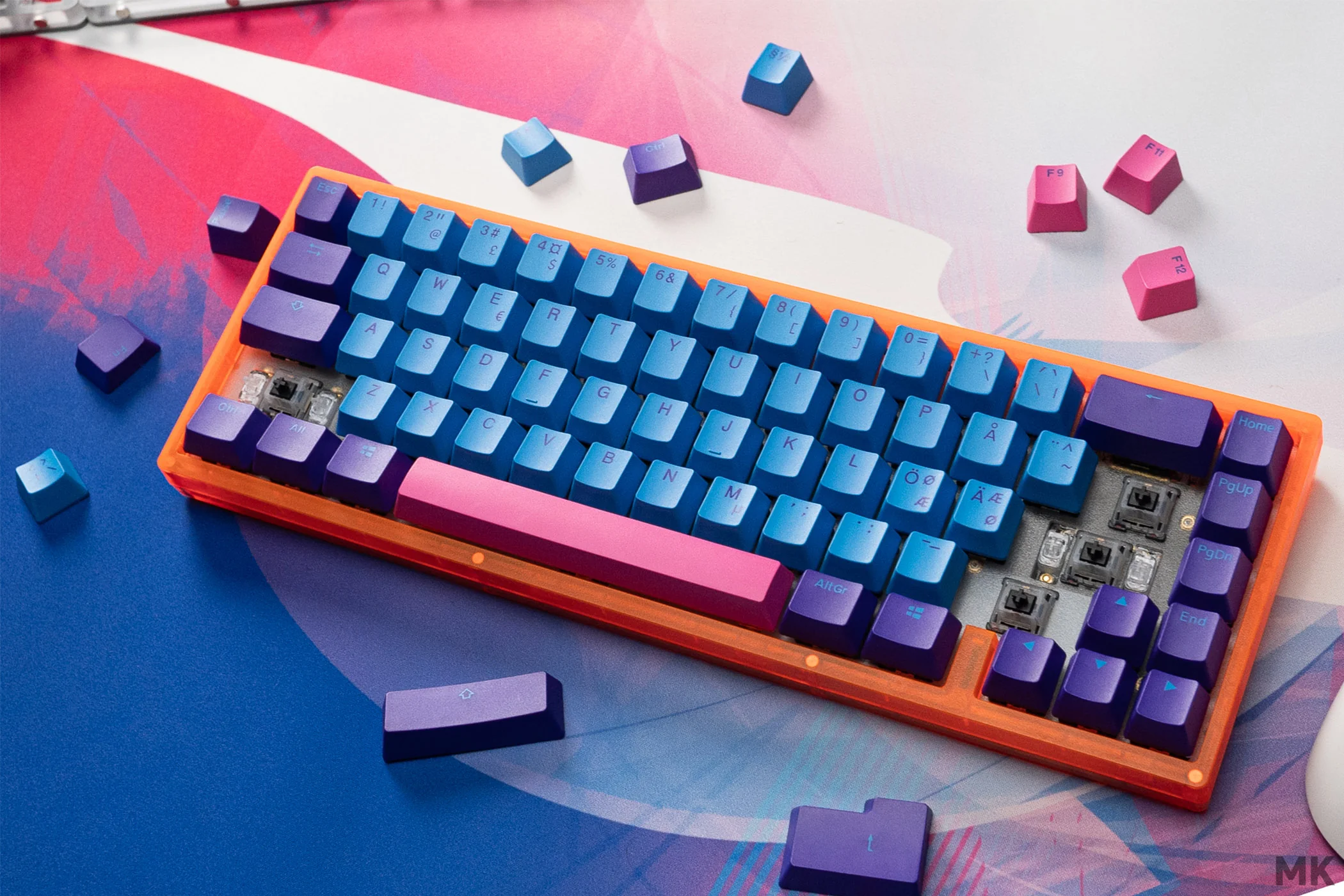Ducky Joker Nordic 109 Key OEM Profile Double Shot PBT Keycap Set - Image 7