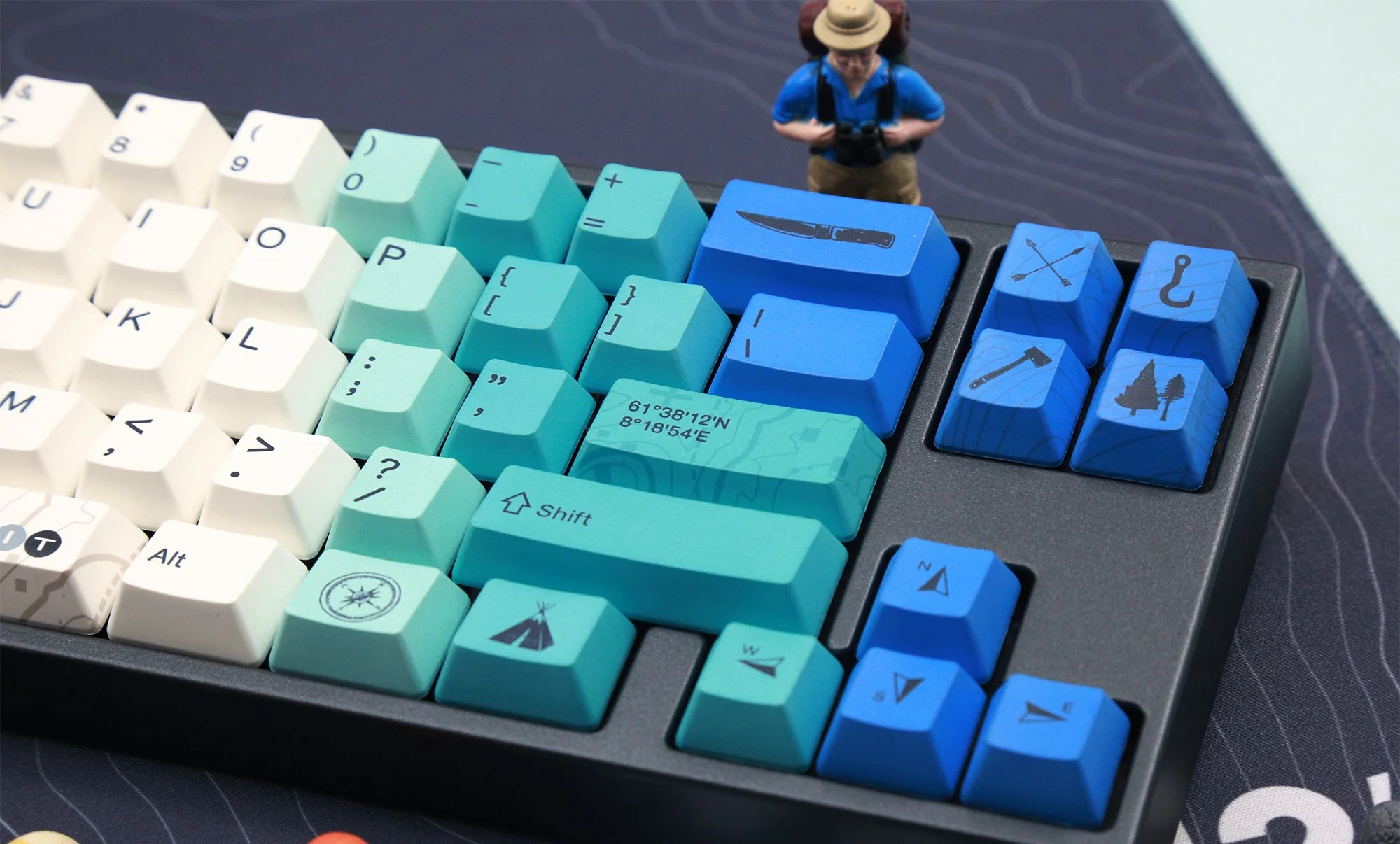 Ducky x Varmilo Miya Mac Summit R2 White LED 65% Double Shot PBT Mechanical Keyboard - Image 3