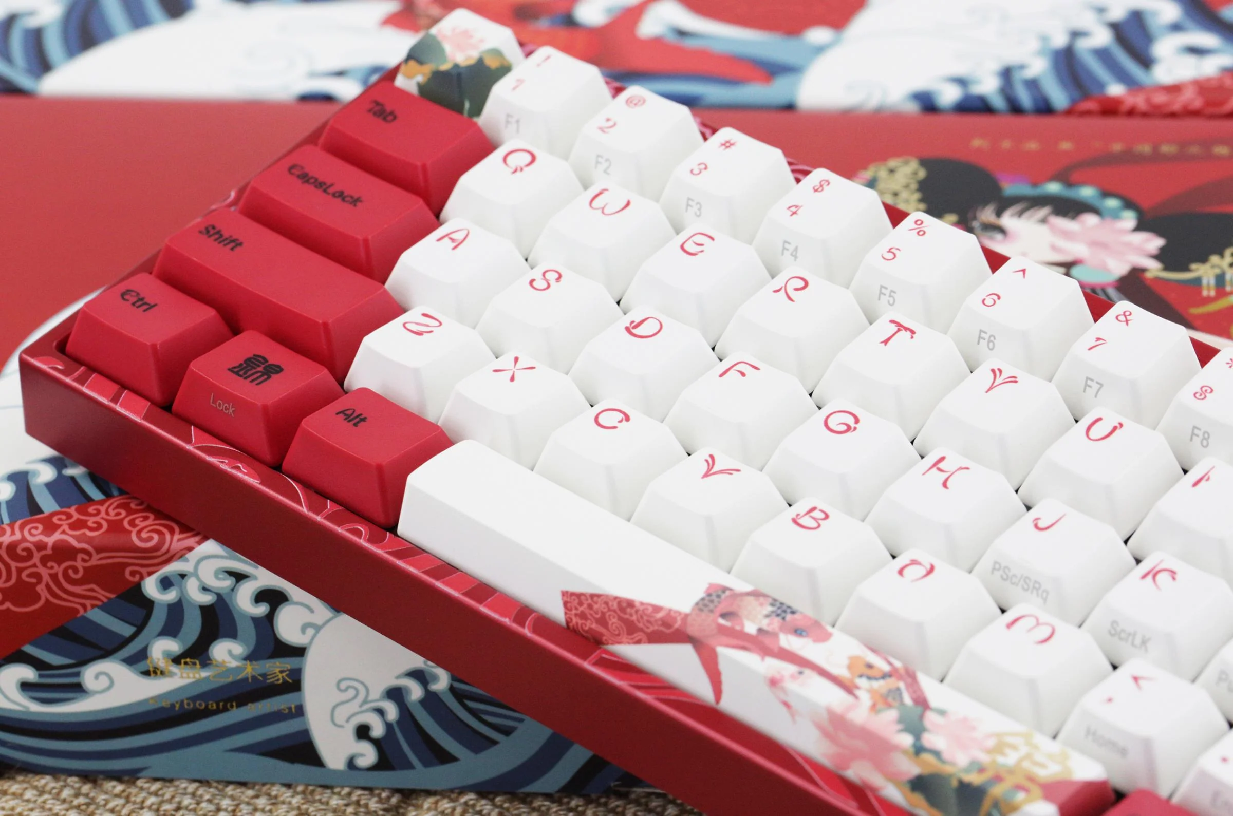 Ducky x Varmilo Miya Pro Koi 65% Dye Sub PBT Mechanical Keyboard - Image 9