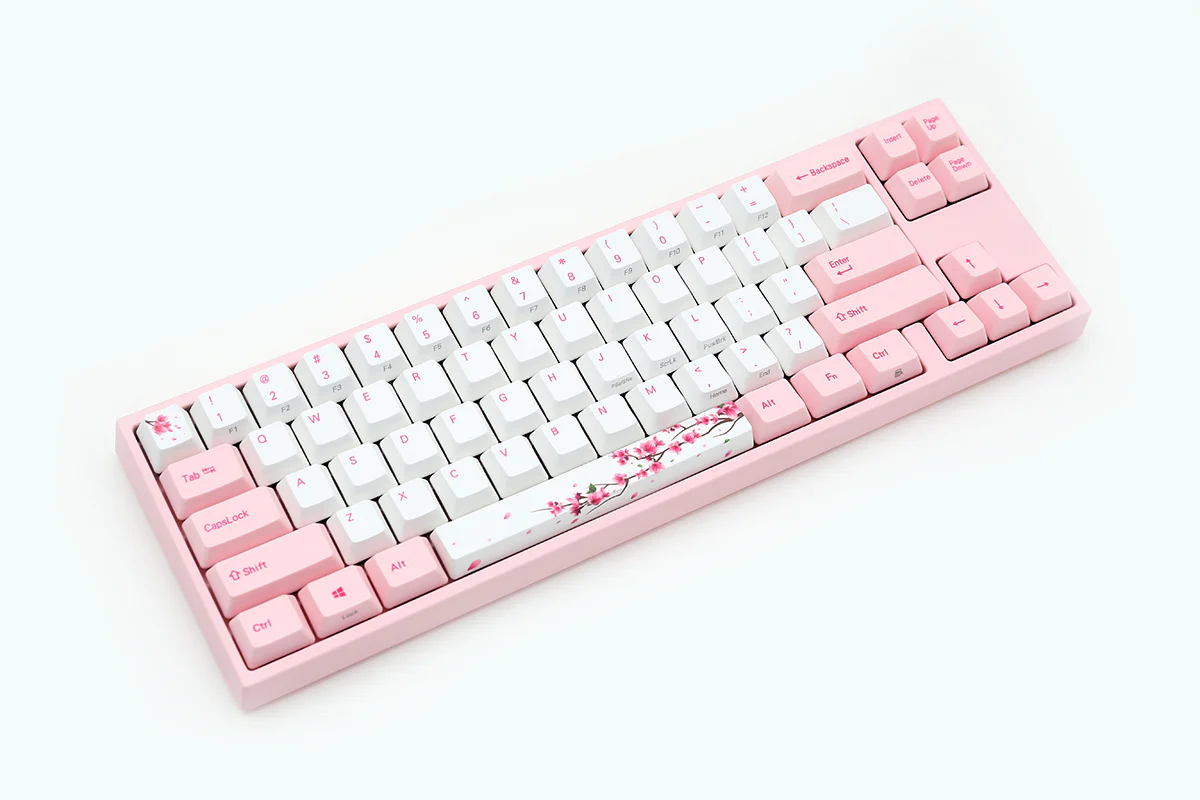 Ducky x Varmilo Miya Pro Sakura Pink LED 65% Dye Sub PBT Mechanical Keyboard - Image 2