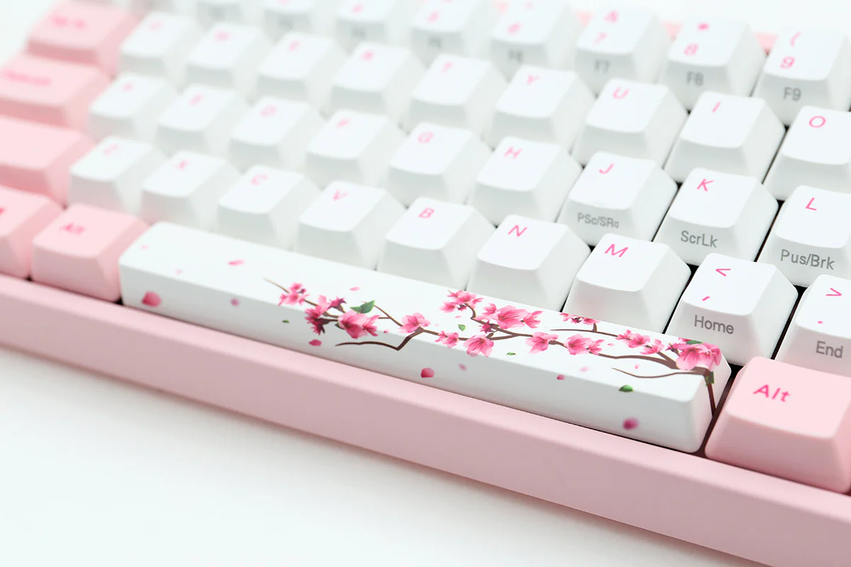 Ducky x Varmilo Miya Pro Sakura Pink LED 65% Dye Sub PBT Mechanical Keyboard - Image 7