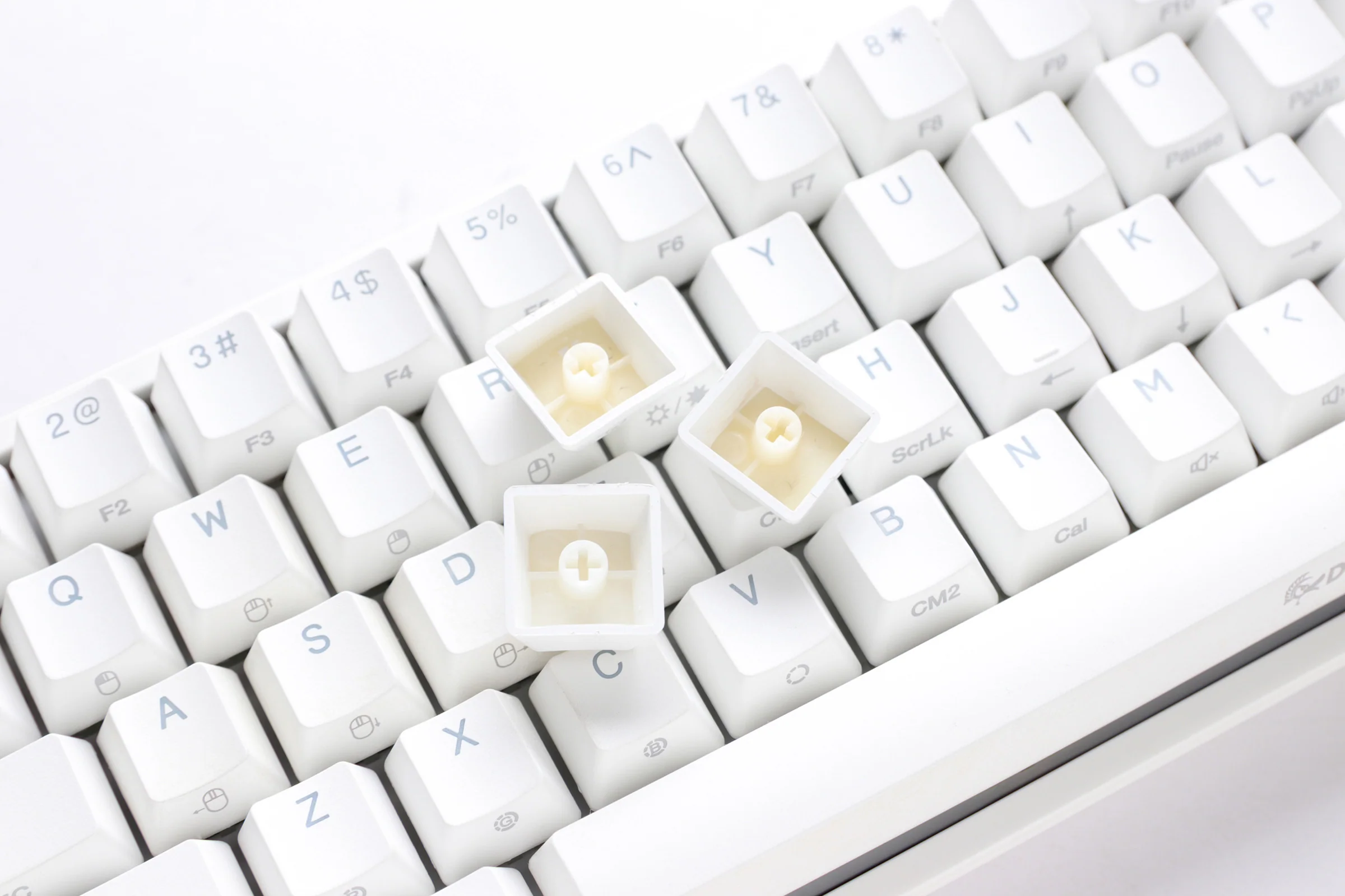 Ducky One 2 Mini Pro Pure White RGB LED 60% Double Shot PBT Mechanical Keyboard - Image 5
