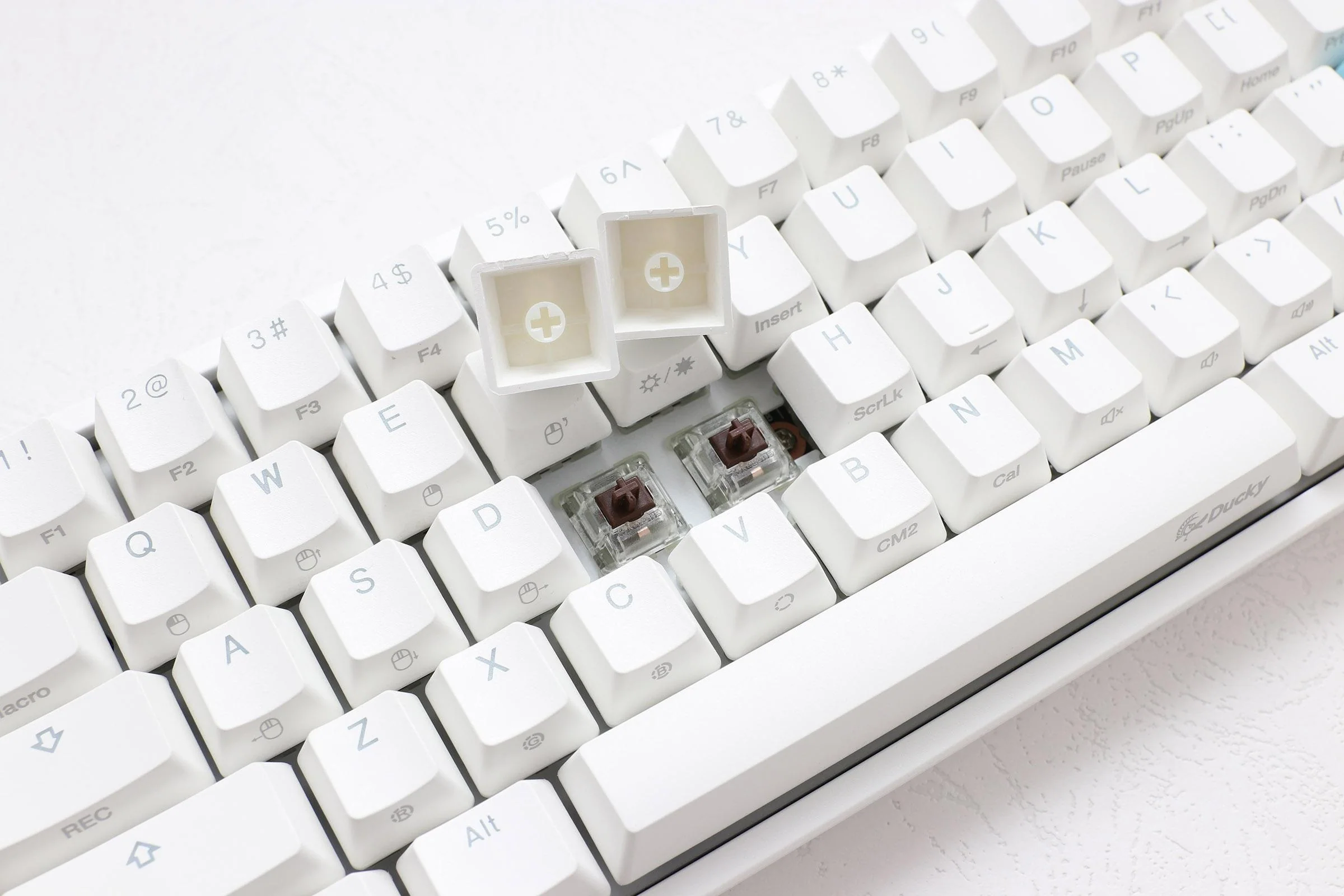 Ducky One 2 Mini Pure White RGB LED 60% Double Shot PBT Mechanical Keyboard - Image 4