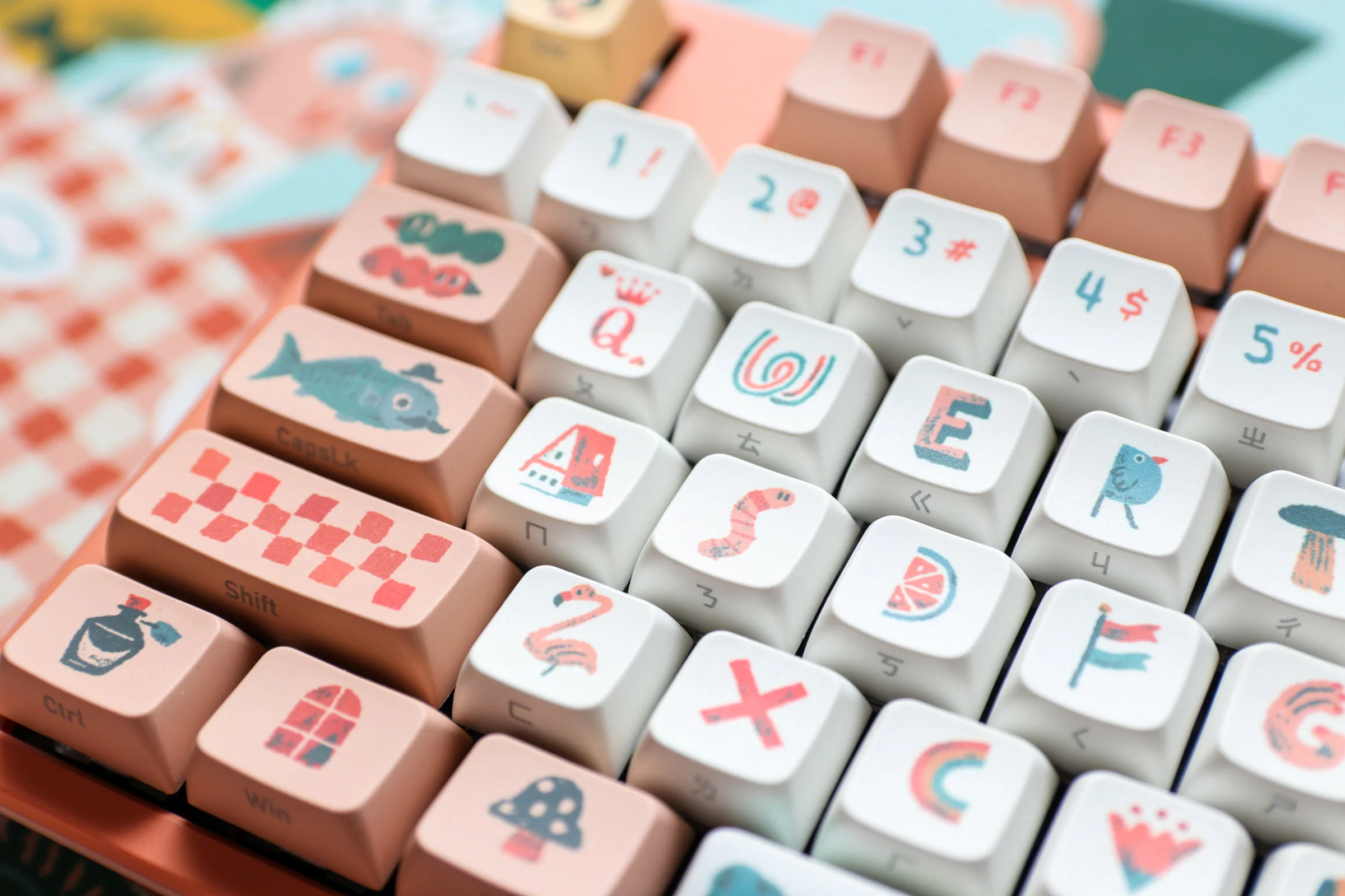 Ducky x Dimanche Alice in Wonderland One 2 Pro Dye Sub PBT Limited Mechanical Keyboard - Image 5