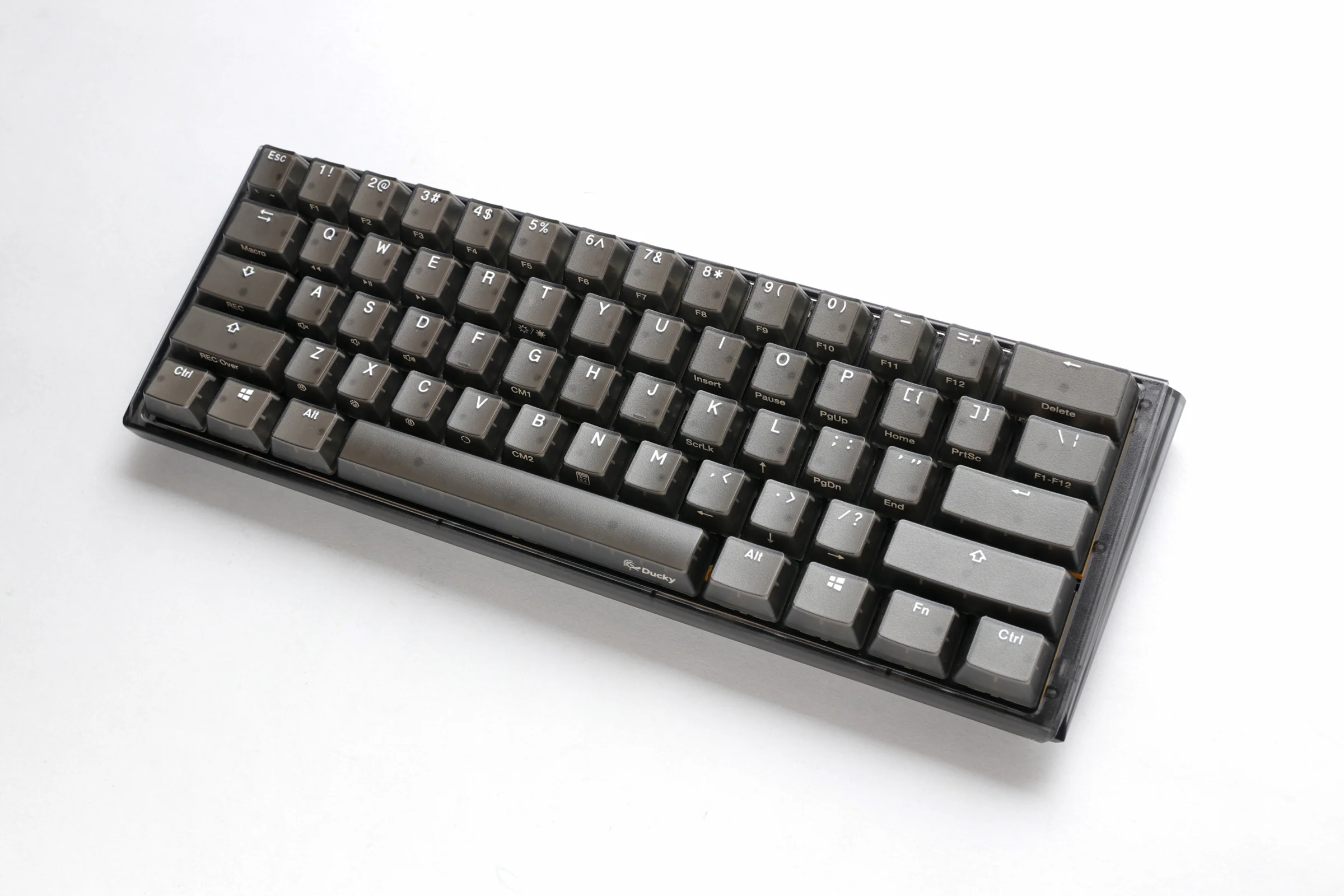 Ducky One 3 Mini Aura Clear Black 60% Hotswap RGB LED Double Shot ABS Mechanical Keyboard - Image 3