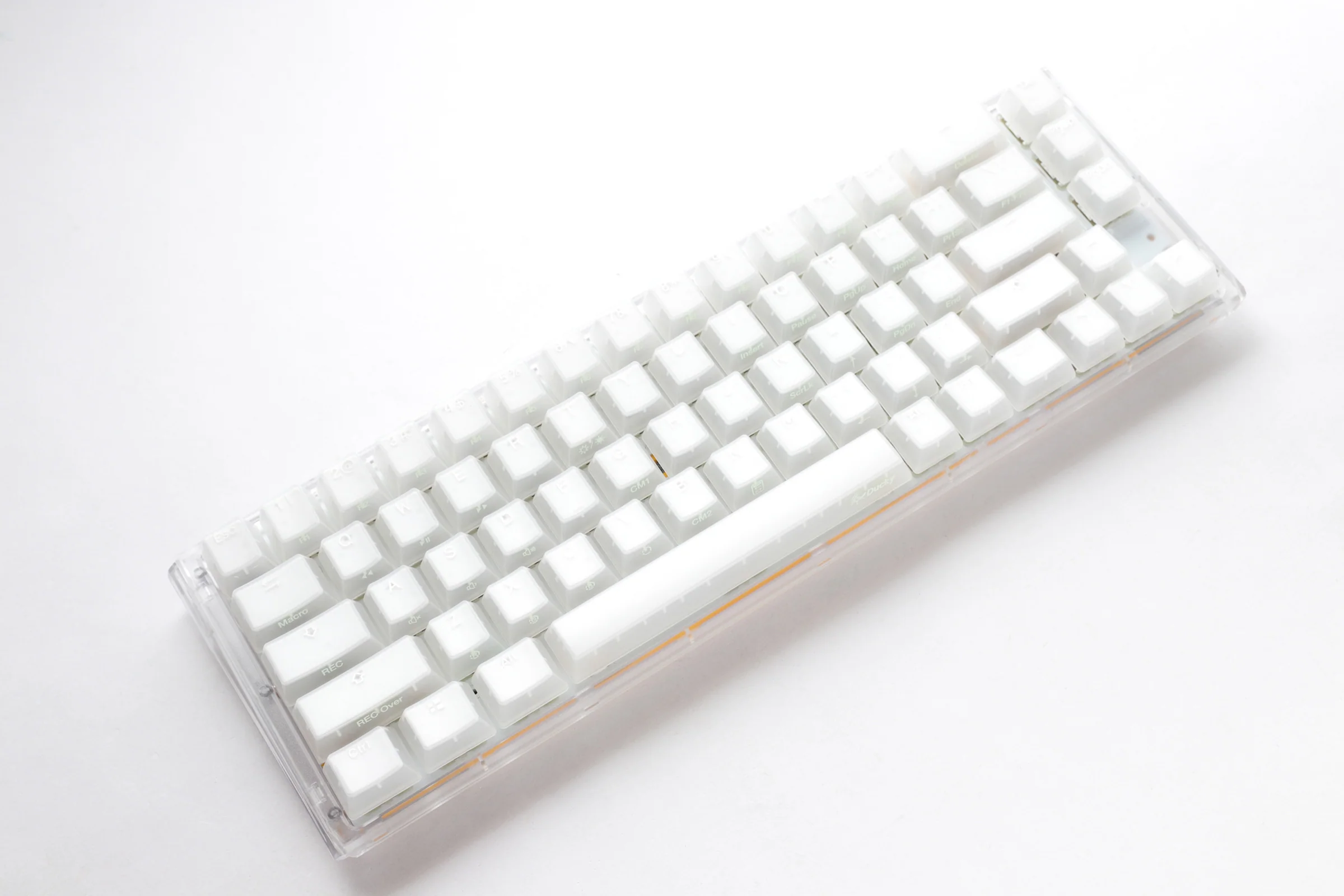 Ducky One 3 SF Aura Clear White 65% Hotswap RGB LED Double Shot ABS Mechanical Keyboard - Image 2