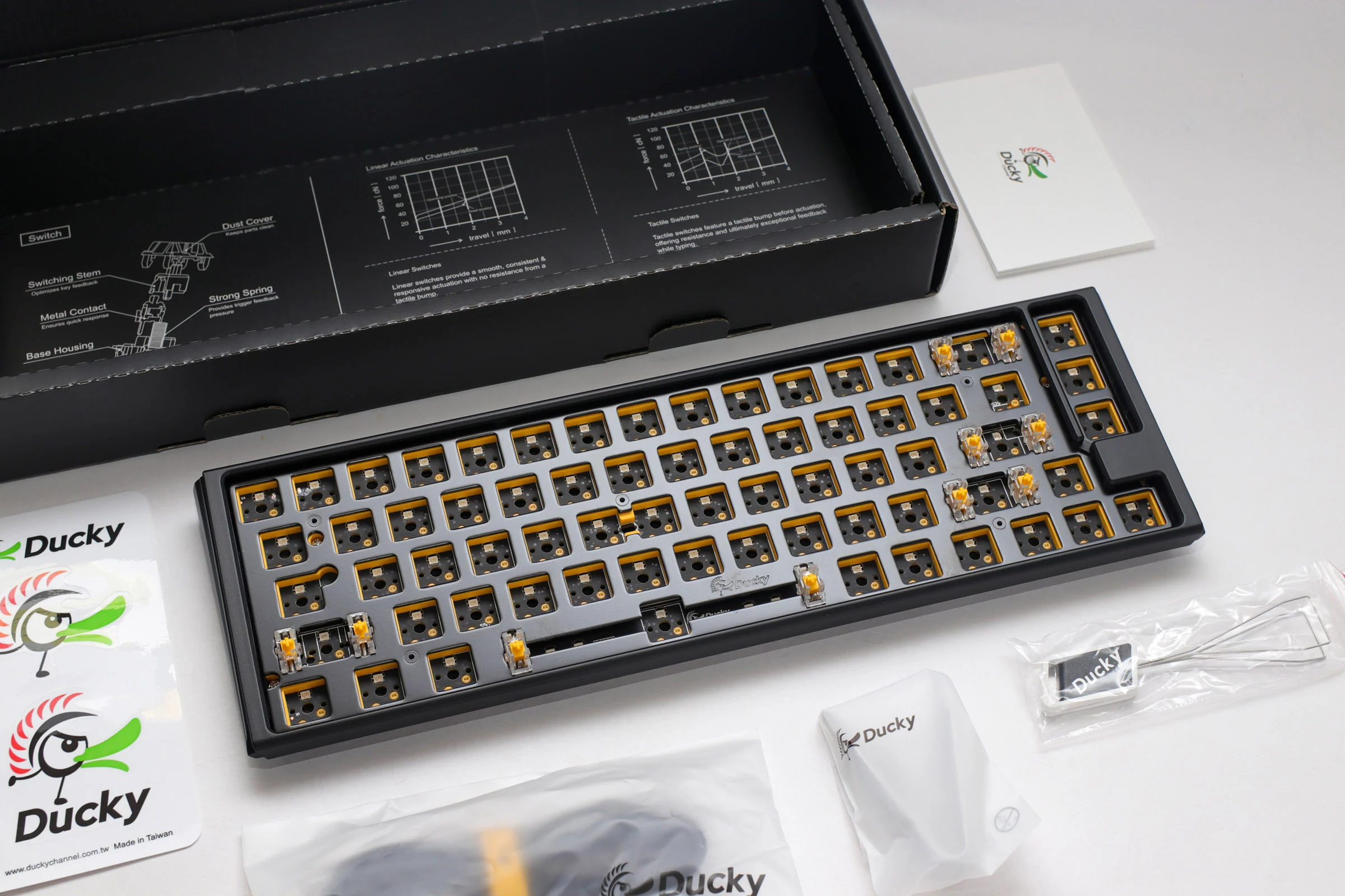 Ducky One 3 SF Black Barebones 65% Hotswap RGB Mechanical Keyboard - Image 7