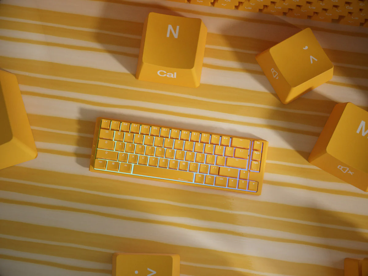 Ducky Yellow One 3 SF 65% Hotswap RGB Double Shot PBT QUACK Mechanical Keyboard - Image 12