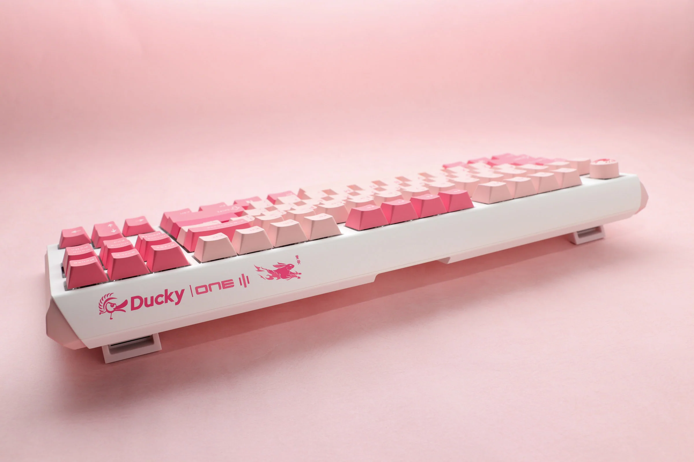 Ducky One 3 TKL Gossamer Pink Hotswap Double Shot PBT QUACK Mechanical Keyboard - Image 6