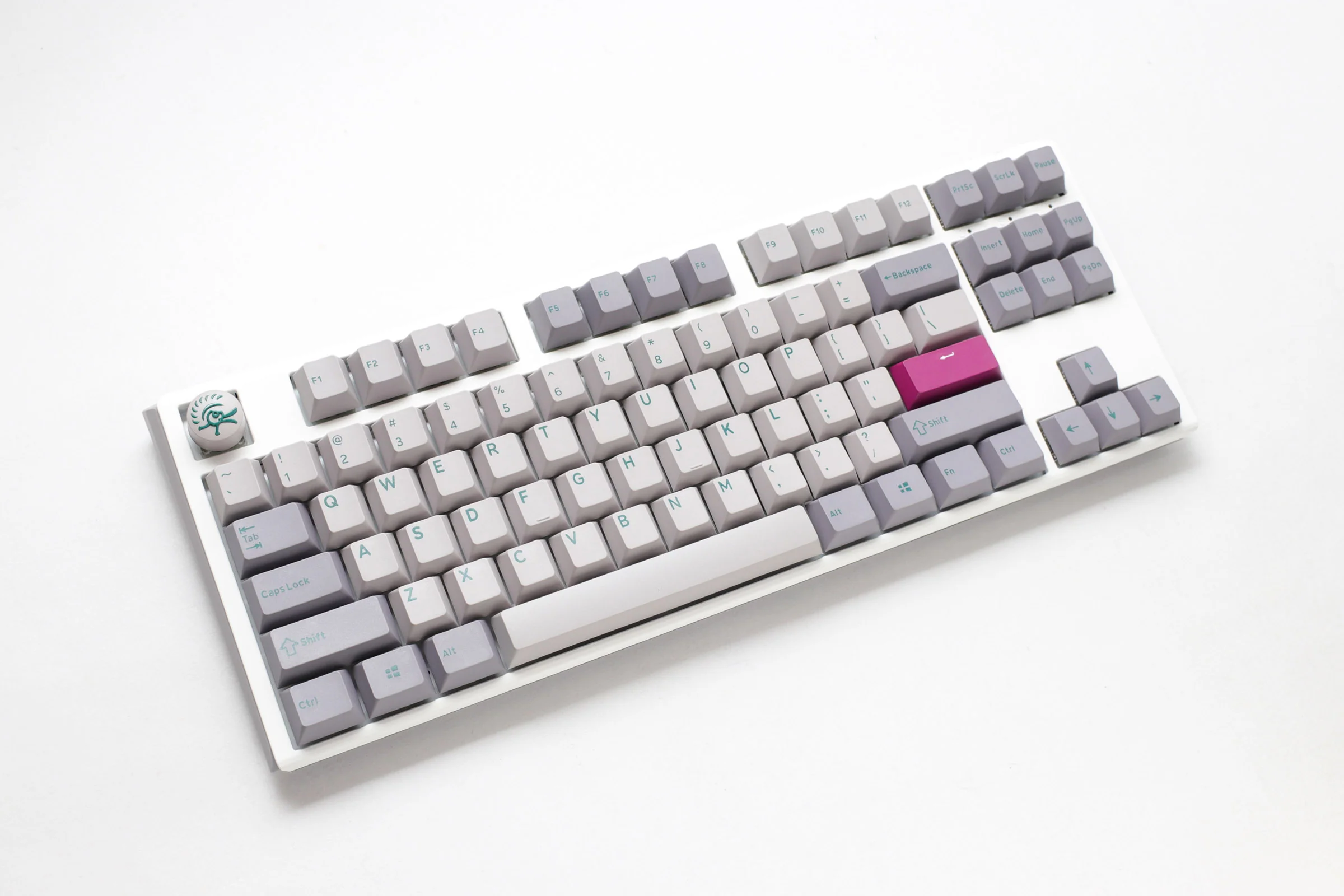 Ducky One 3 TKL Mist Grey Hotswap RGB Double Shot PBT QUACK Mechanical Keyboard - Image 2