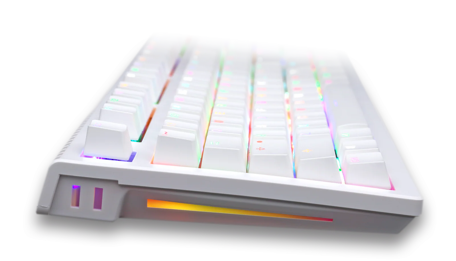 Ducky Shine 6 Golden White RGB LED Double Shot PBT Mechanical Keyboard