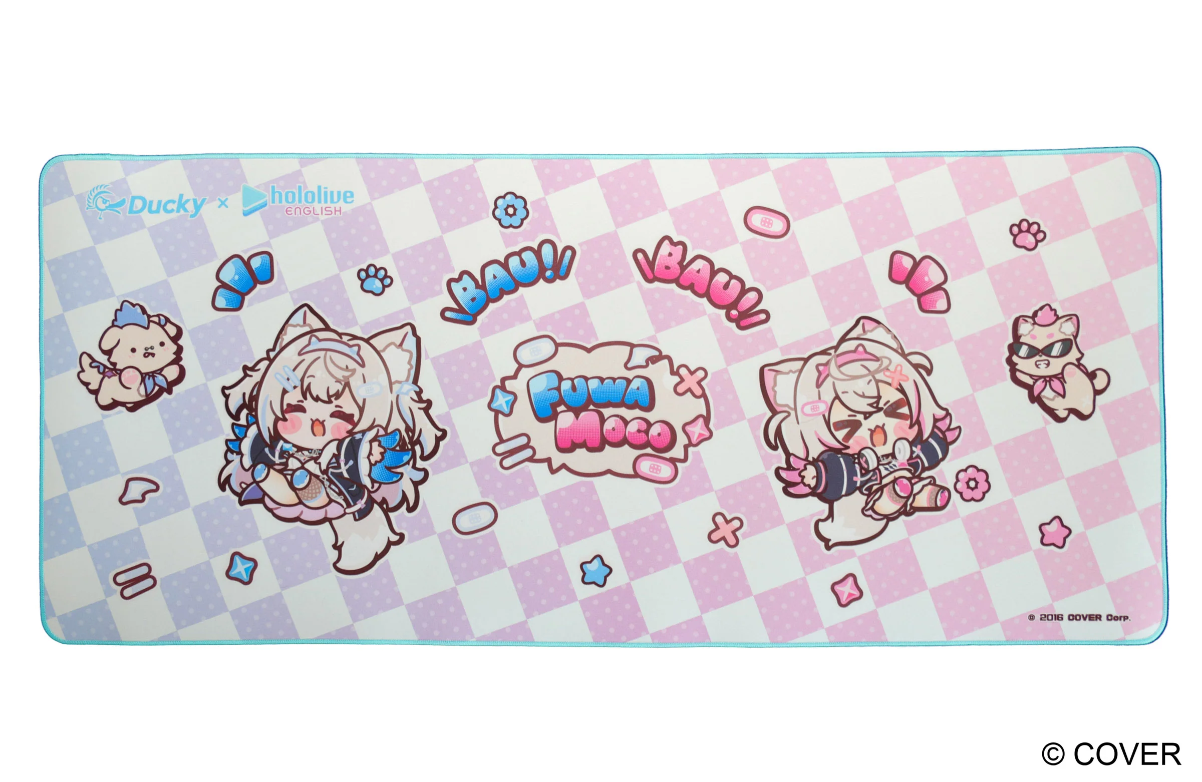 Ducky x hololive En Fuwamoco Limited Edition One 2 Pro RGB Keyboard and Desk Mat Set - Image 4