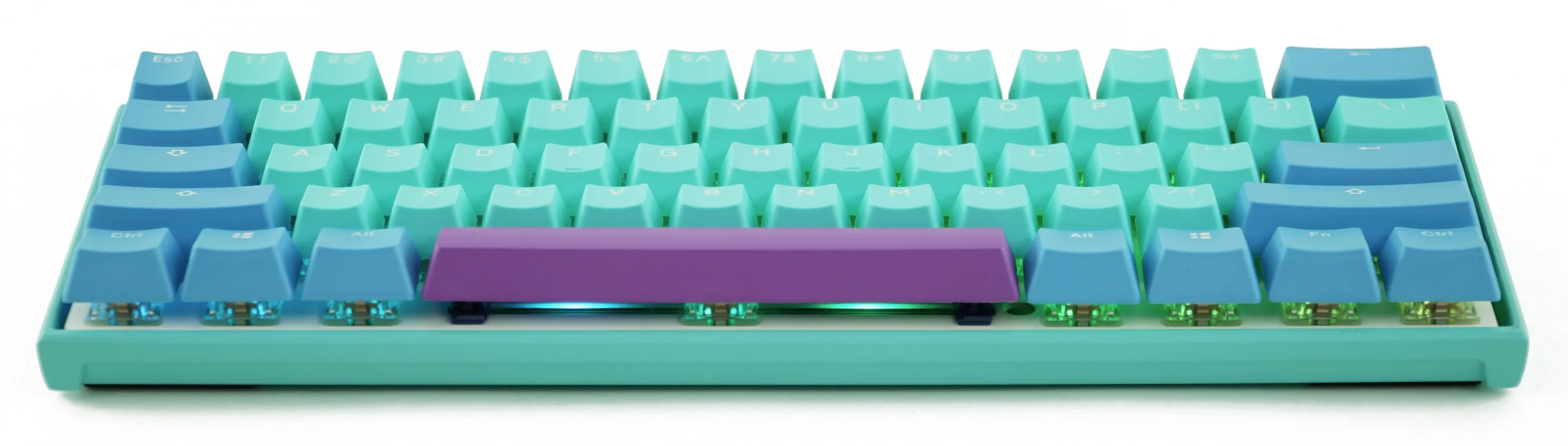 Ducky x MK Frozen Llama Mecha Mini v2 RGB LED 60% Double Shot PBT Mechanical Keyboard - Image 2