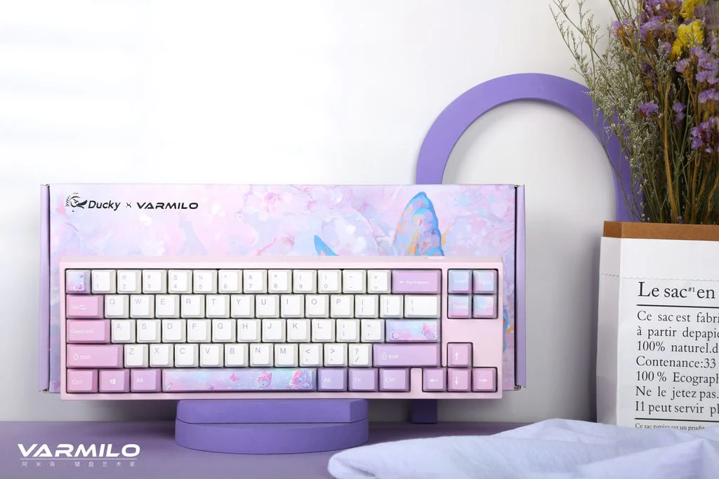 Ducky x Varmilo Miya Pro Dreams on Board 65% White LED Dye Sub PBT Mechanical Keyboard - Image 10