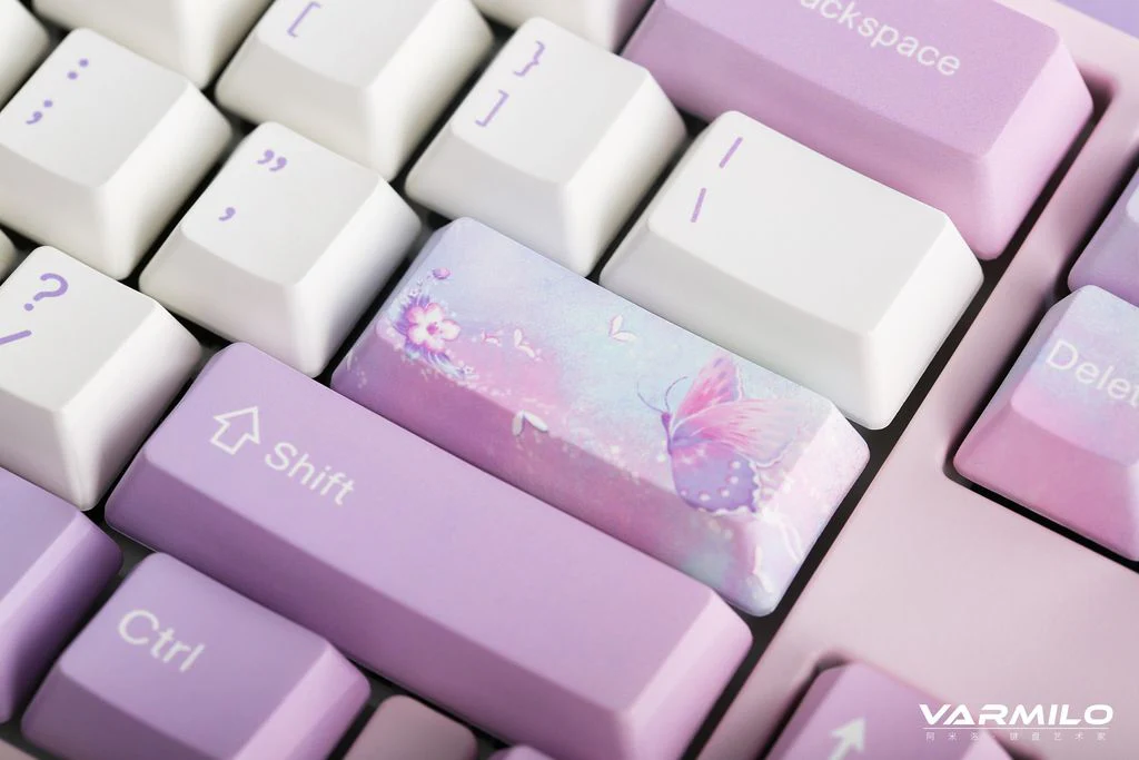 Ducky x Varmilo Miya Pro Dreams on Board 65% White LED Dye Sub PBT Mechanical Keyboard - Image 11