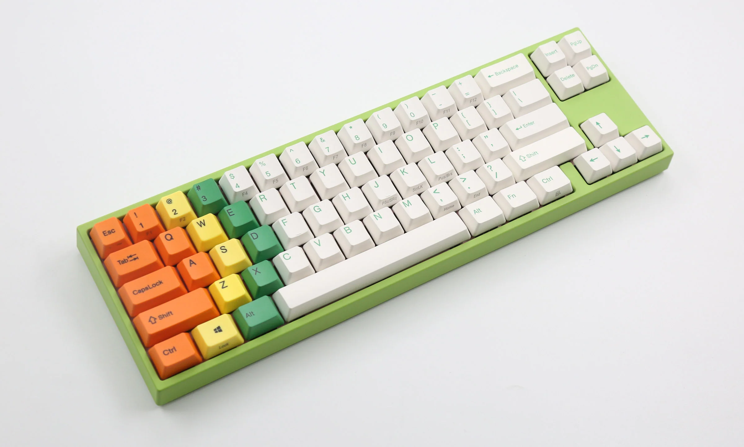 Ducky x Varmilo Miya Pro Green 65% White LED Dye Sub PBT Mechanical Keyboard - Image 2