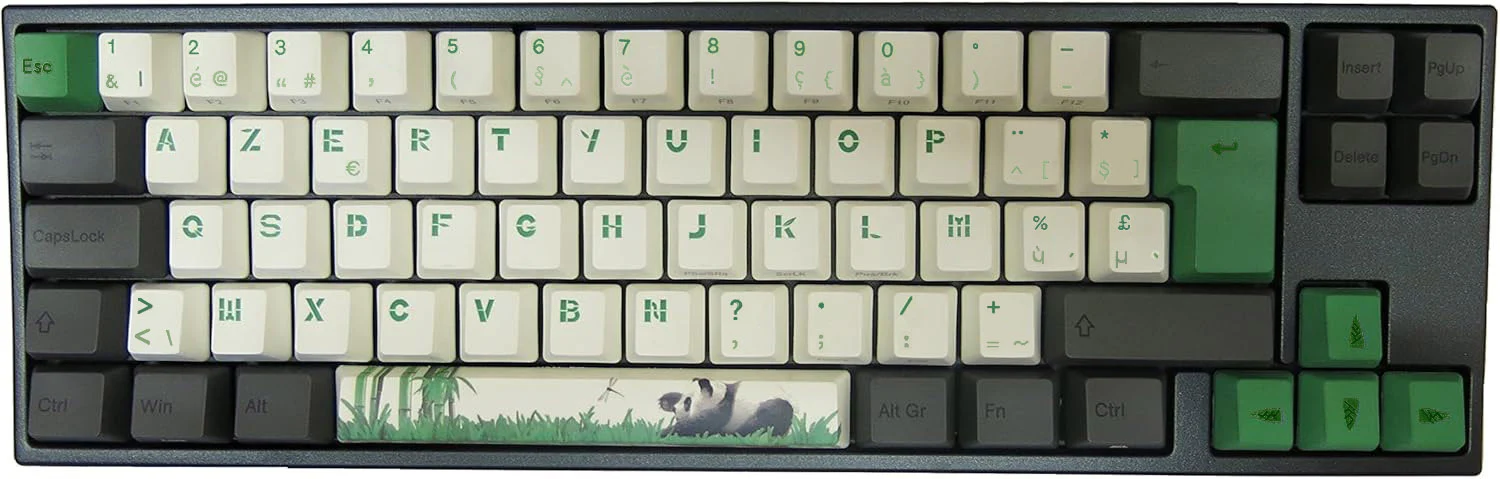 Ducky x Varmilo MIYA Pro Panda Belgian 65% White LED Mechanical Keyboard