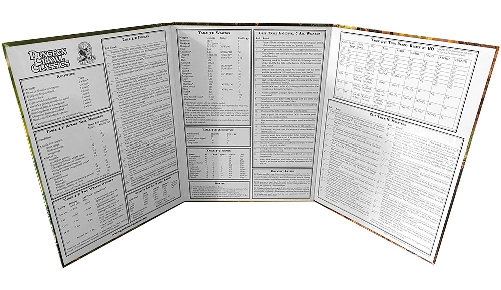 Dungeon Crawl Classics Judges Screen - THICK - Image 2