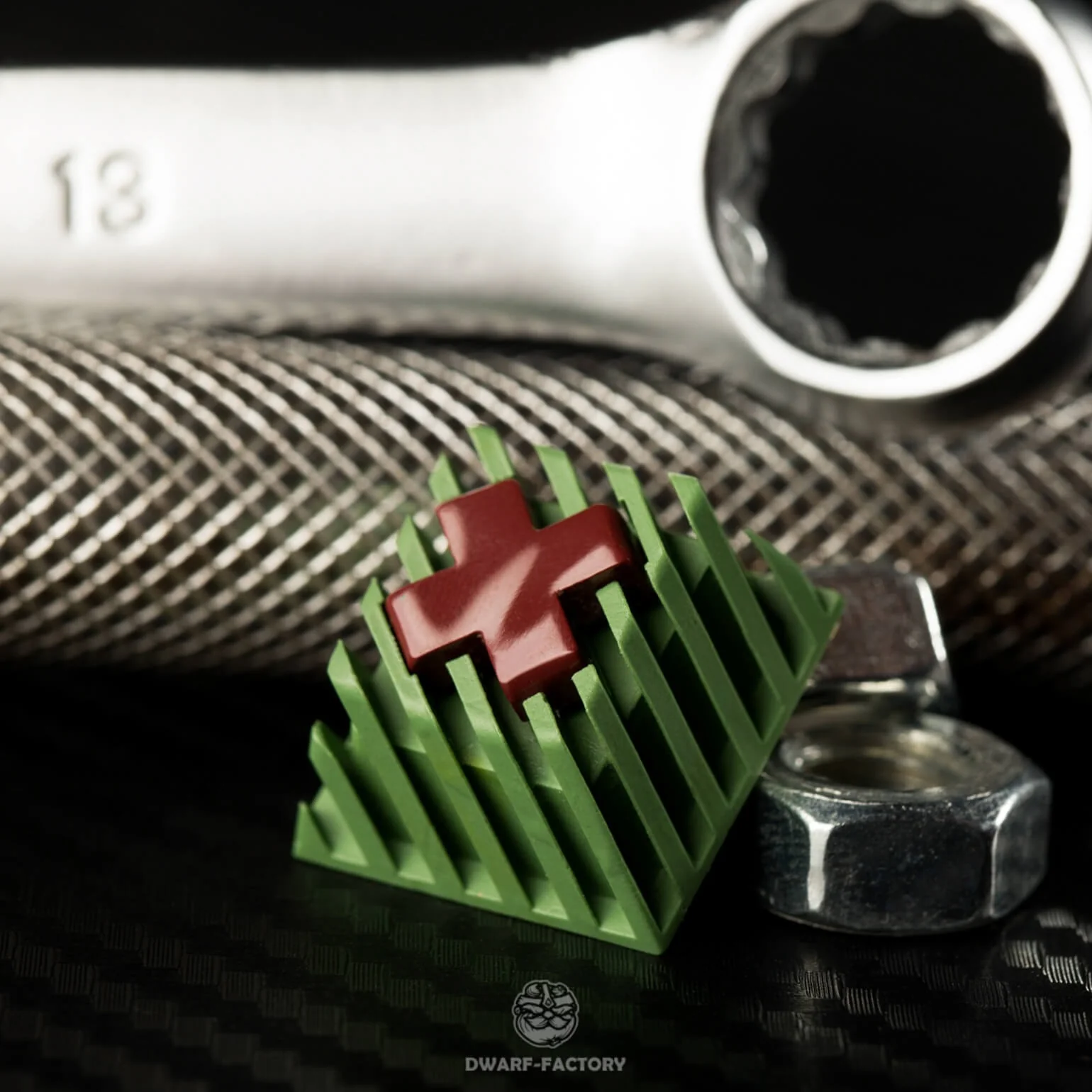 Dwarf Factory Base xXx Camping OEM Profile Artisan Keycap - Image 4