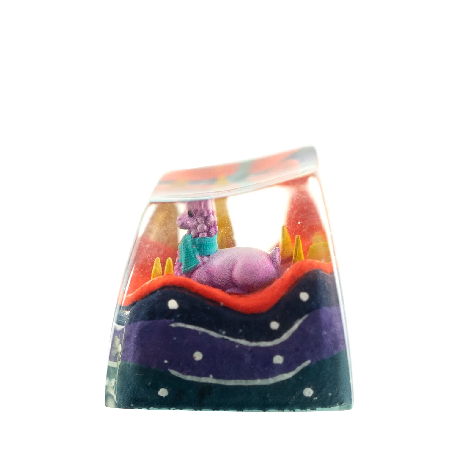 Dwarf Factory x MK Alien Llama Artisan Keycap SA Profile Resin Artisan Keycap - Image 6