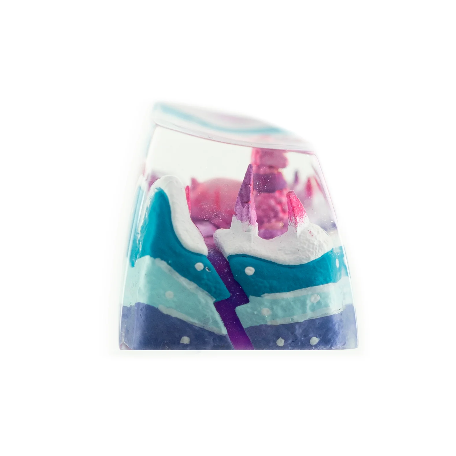 Dwarf Factory x MK Iceberg Llama Artisan Keycap SA Profile Resin Artisan Keycap - Image 9