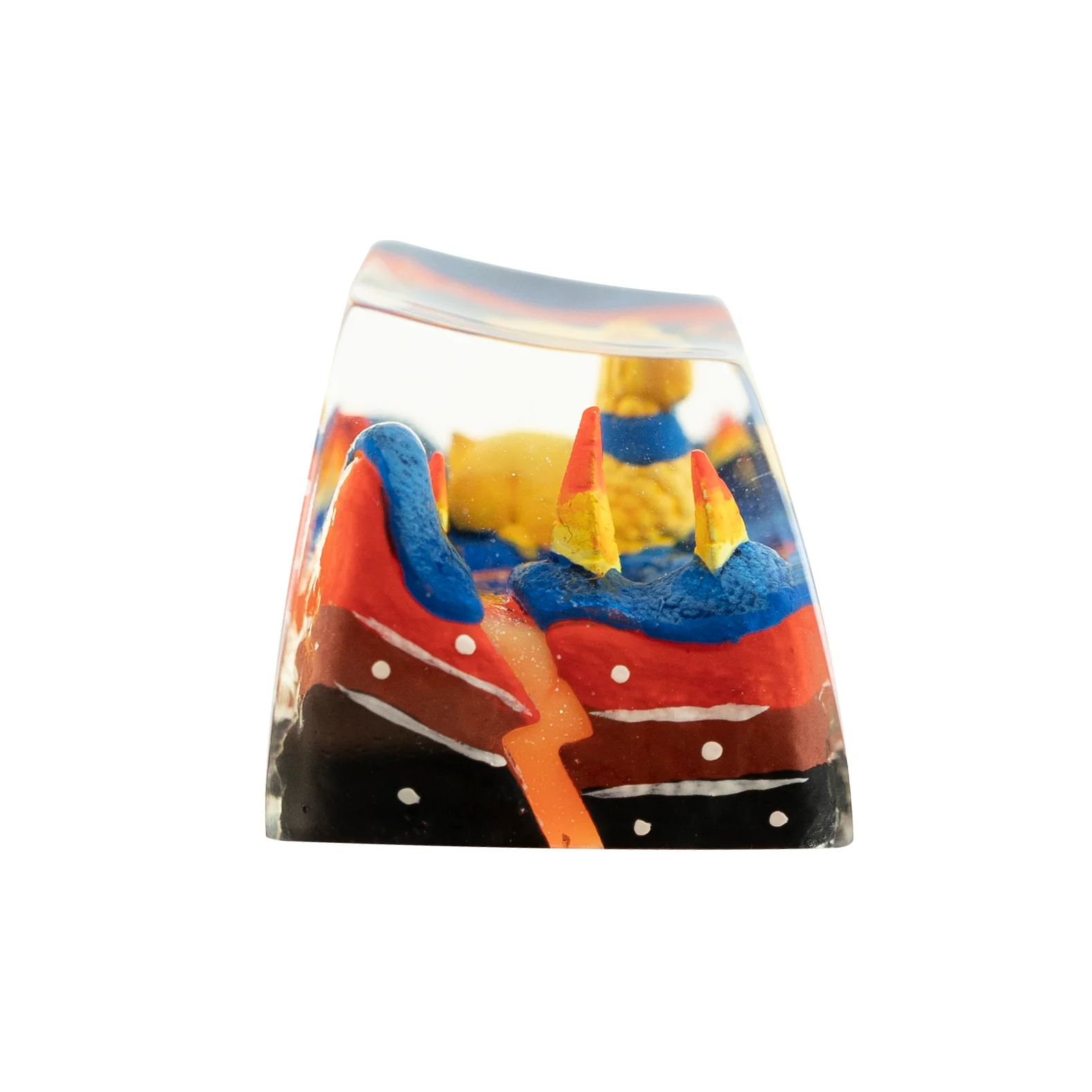Dwarf Factory x MK Lava Llama Artisan Keycap SA Profile Resin Artisan Keycap - Image 9