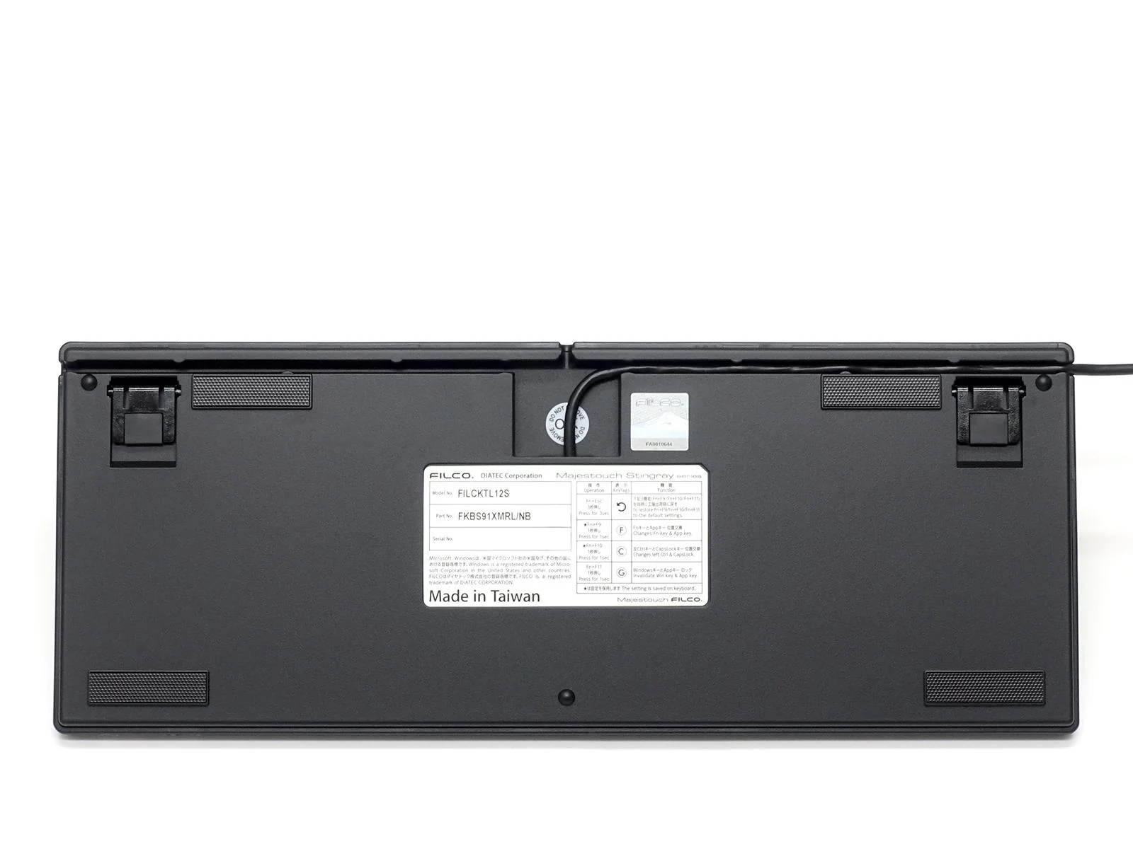 Filco Majestouch Stingray TKL Ninja Low Profile Mechanical Keyboard - Image 6