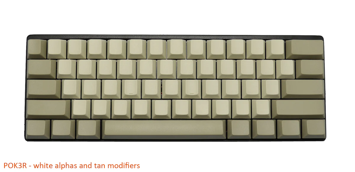 Gateron Tan Blank 120 Key Gateron Profile PBT Keycap Set - Image 4