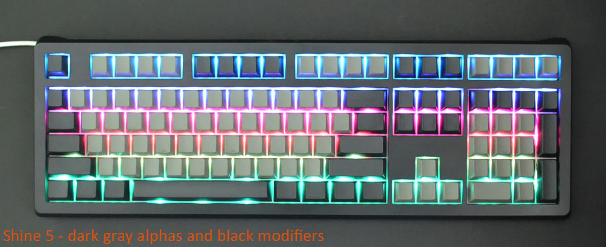 Gateron Tan Blank 120 Key Gateron Profile PBT Keycap Set - Image 6