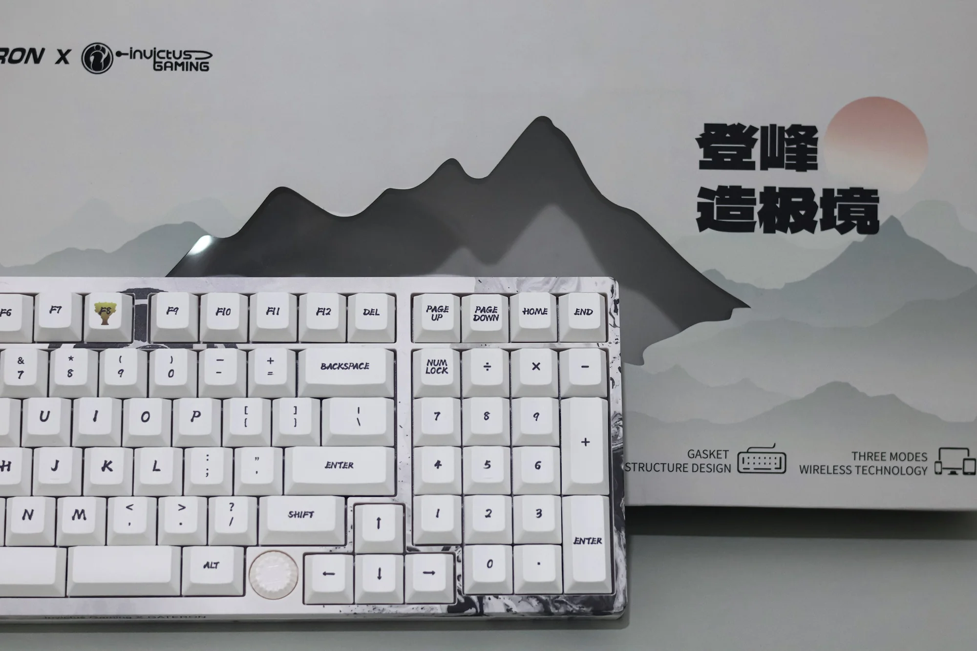 Gateron x invictus Gaming iG 98 Splashing Ink 98% Hotswap Bluetooth + 2.4 GHz. RGB Mechanical Keyboard - Image 3