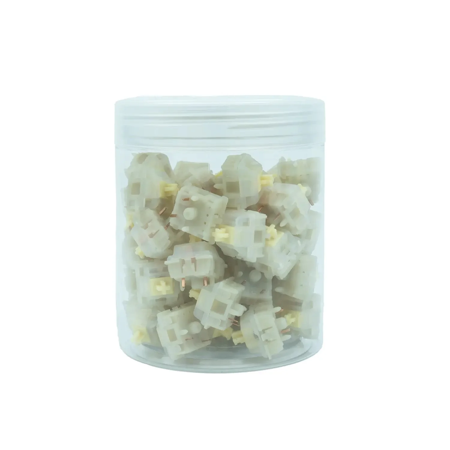 Gateron KS-3X1 Milky Pro Heavy Tactile Silent Yellow 60g PCB Mount Switch - Image 3